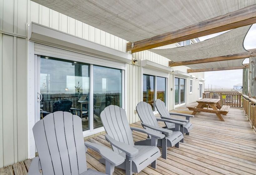Boardwalk To Beach: Ocean View Surfside Home!