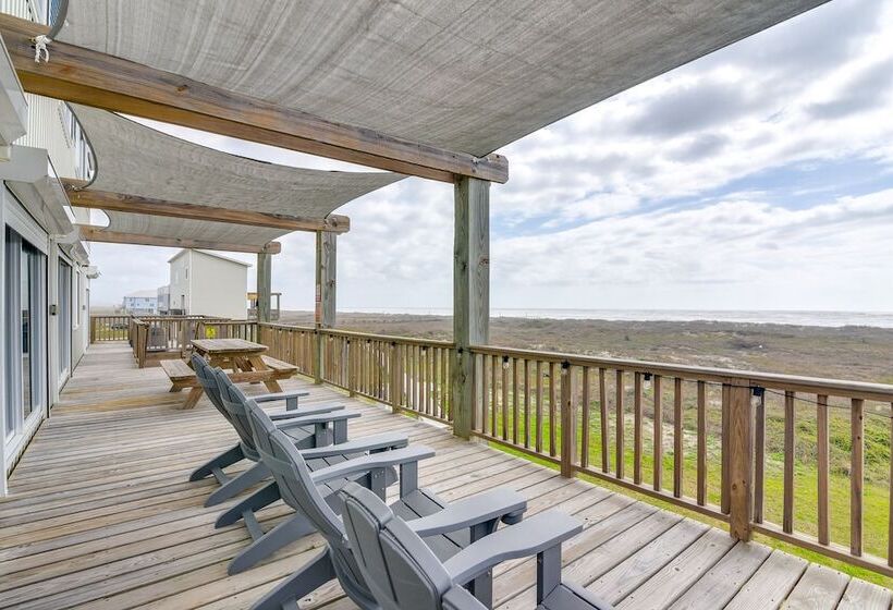 Boardwalk To Beach: Ocean View Surfside Home!
