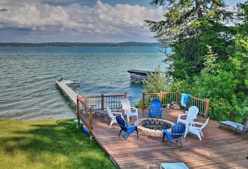 Rapid City Home On Torch Lake W/ 2 Fireplaces!
