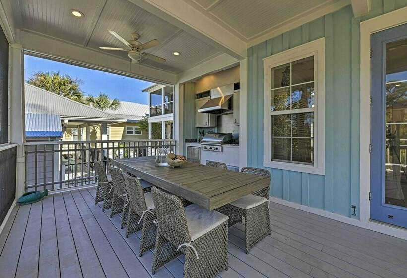 Upscale Gulf Retreat W/pool Access  ½ Mi To Beach