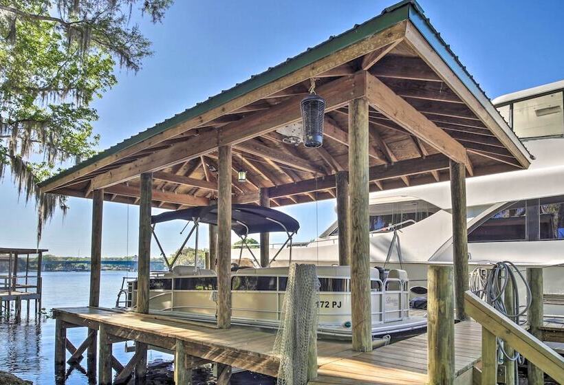 Waterfront Astor Studio Cabin W/ Private Boat Dock