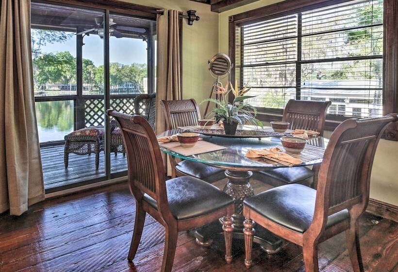 Waterfront Astor Studio Cabin W/ Private Boat Dock