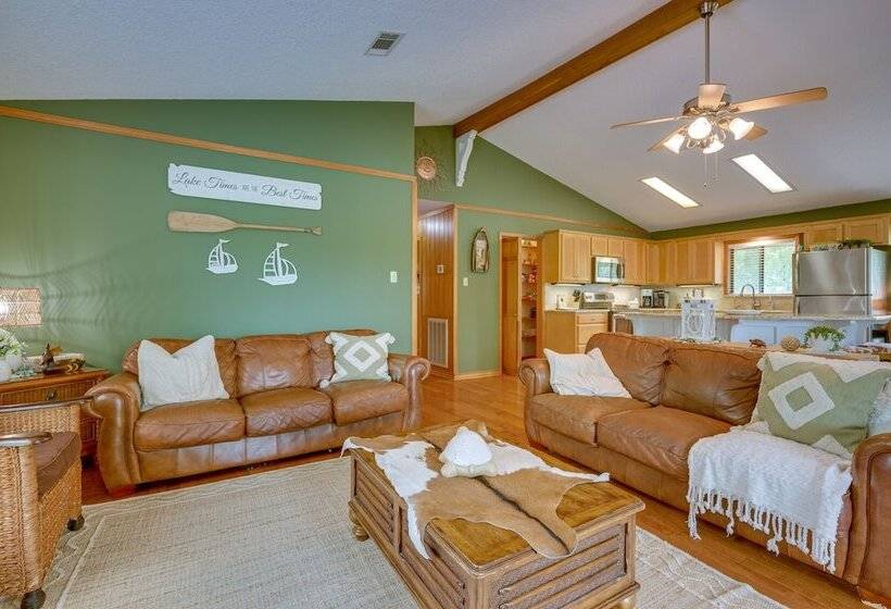 Waterfront Huntsville Home W/ Private Dock & Spa