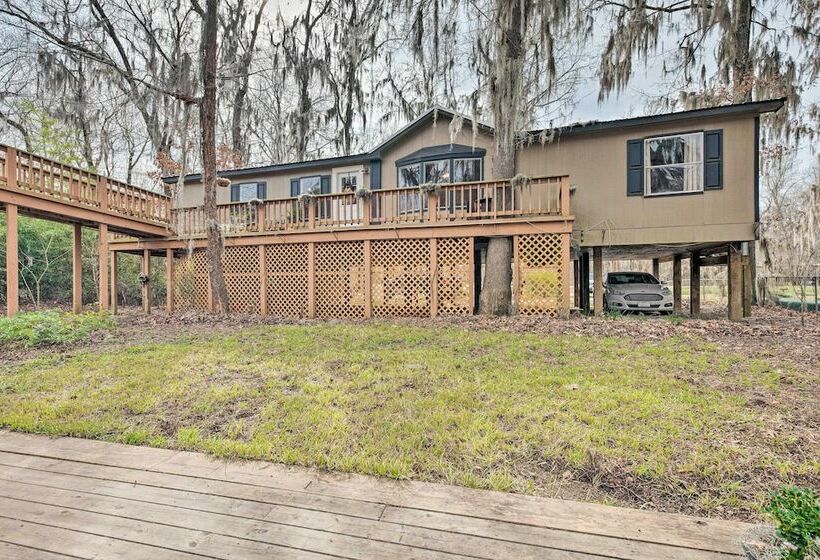 Waterfront Karnack Home W/ Boathouse & Deck!
