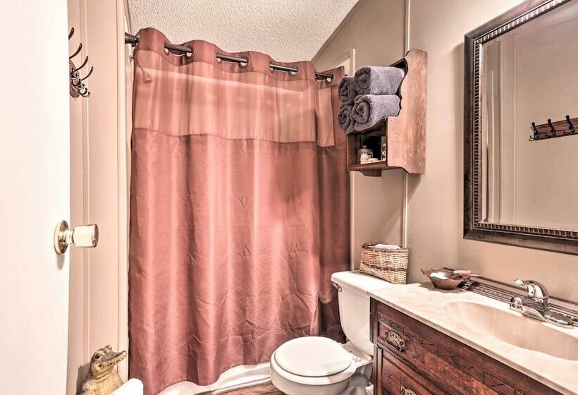 Waterfront Karnack Home W/ Boathouse & Deck!