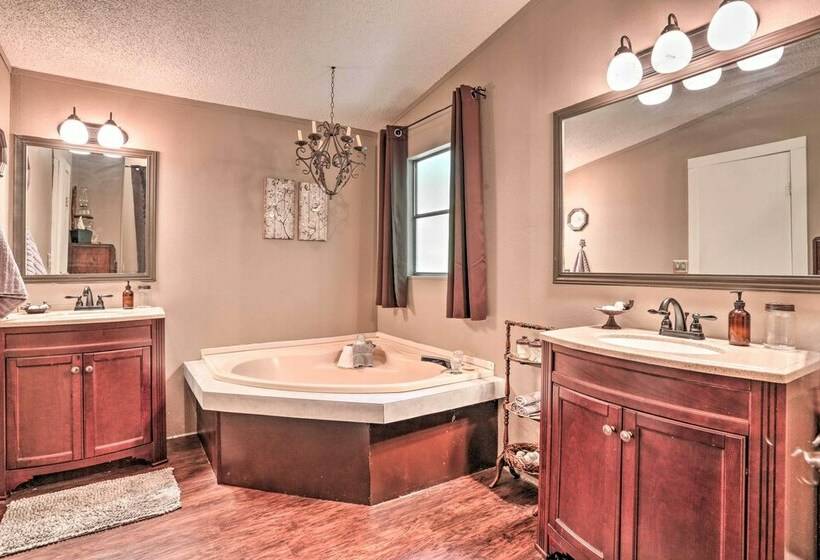 Waterfront Karnack Home W/ Boathouse & Deck!