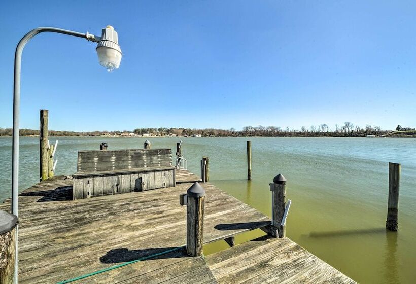 Waterfront Montross Home W/private Boat Slip!