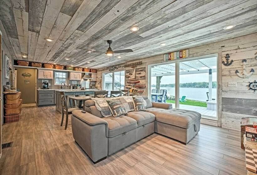 Waterfront Retreat, 10 Mi To Dtwn Shipshewana