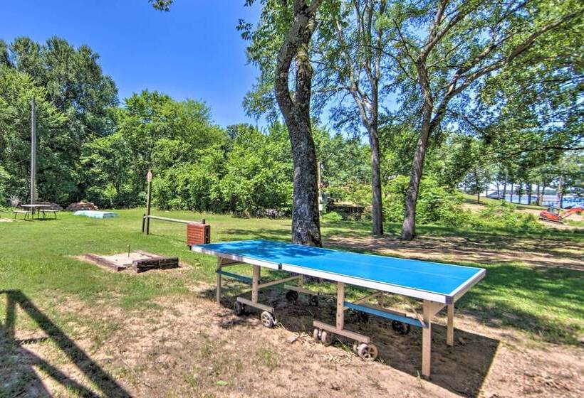 1 Acre Rustic Lake Resort W/ Outdoor Entertainment