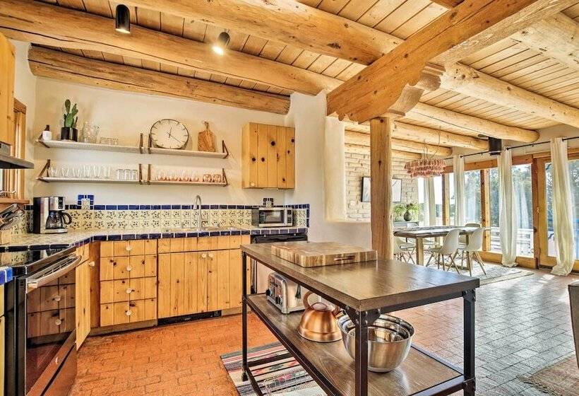 Authentic Santa Fe Adobe Home W/ Desert Views
