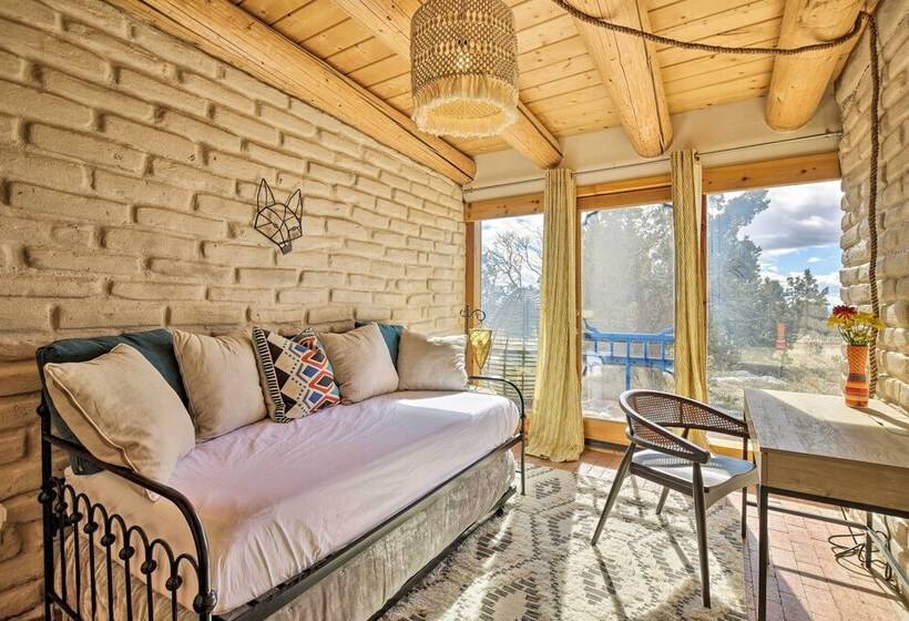 Authentic Santa Fe Adobe Home W/ Desert Views