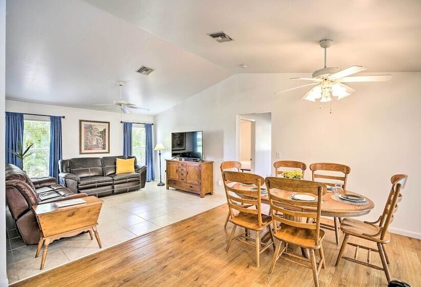 Breezy Cape Coral Oasis, Covered Lanai & Bbq