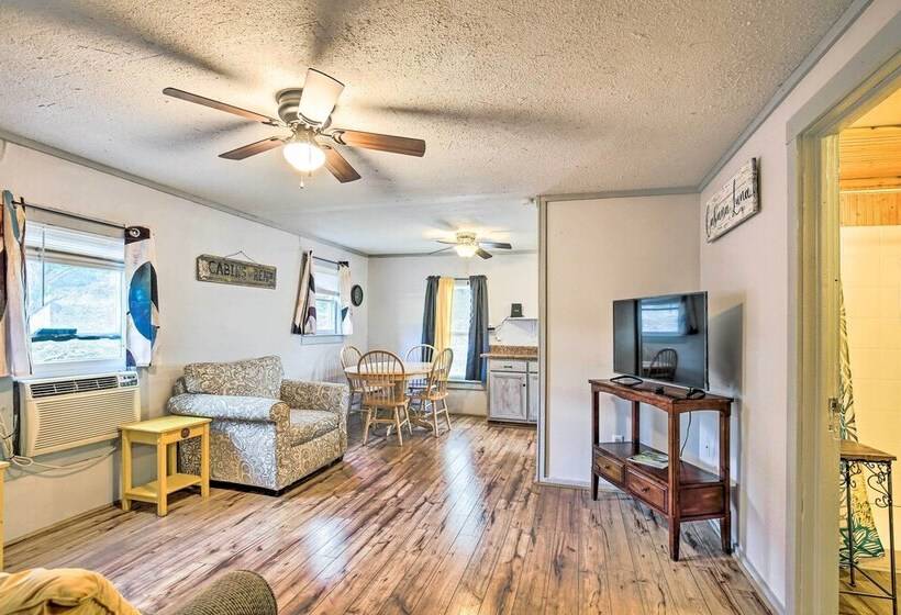 Cabana Luna  Cabin W/ Deck, Swing & Fire Pit!