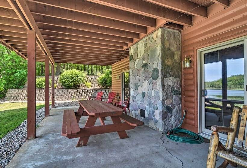 Cabin On Lake W/ 63 Acres & Trails + Guest House!