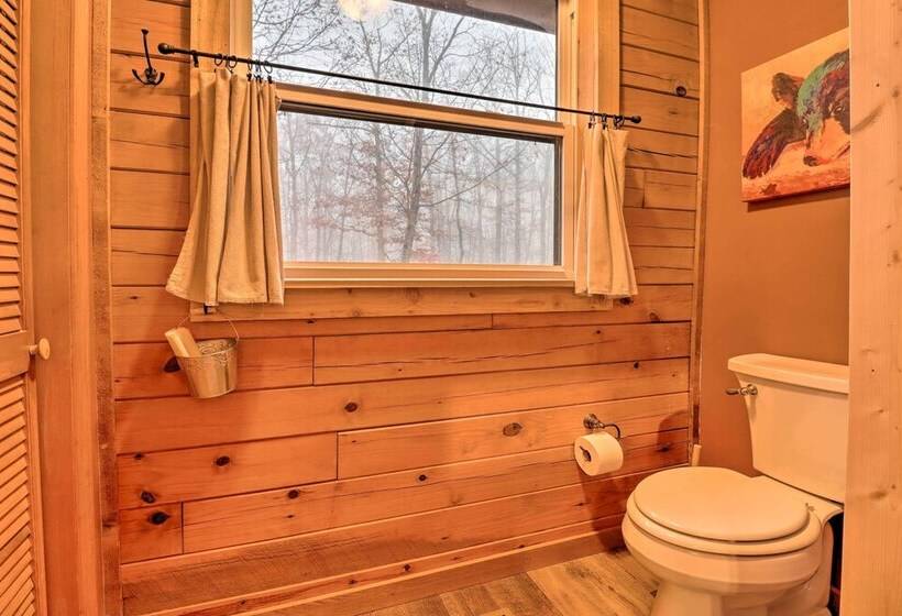 Charming Cabin W/ Hot Tub, Fire Pit & Views!