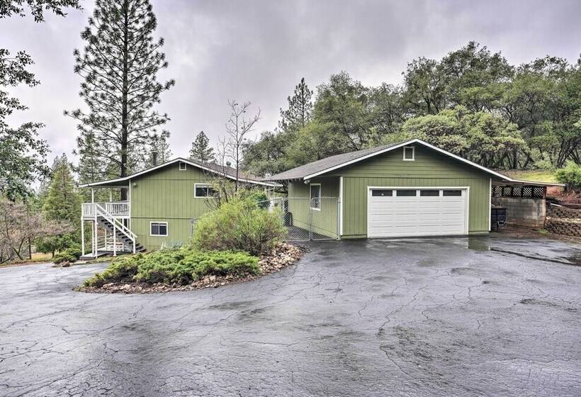 Forest View Deck + Fire Pits: Pine Grove Retreat!