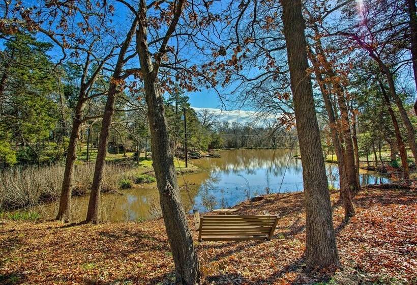 Charming Sherman Home W/ Spacious Yard & Pond