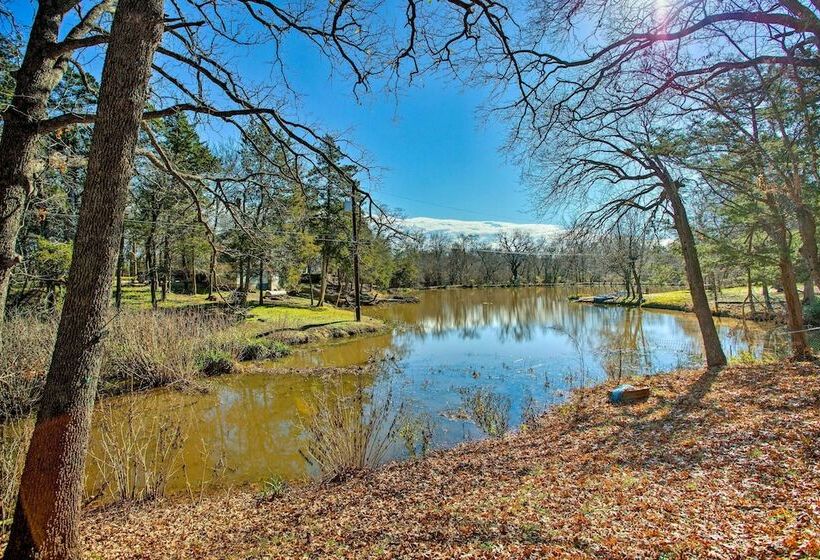 Charming Sherman Home W/ Spacious Yard & Pond