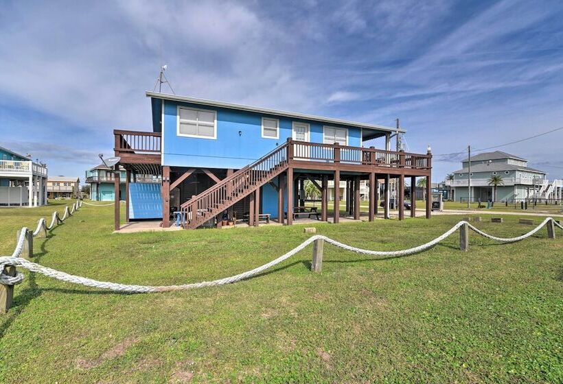 Colorful Crystal Beach Home W/ Ocean View!