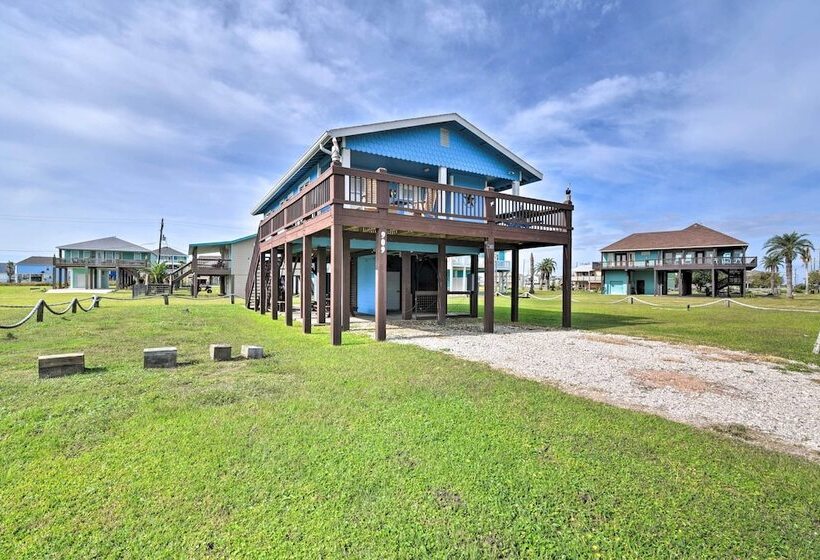 Colorful Crystal Beach Home W/ Ocean View!