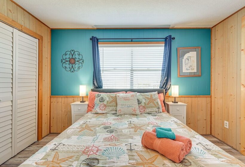 Colorful Crystal Beach Home W/ Ocean View!