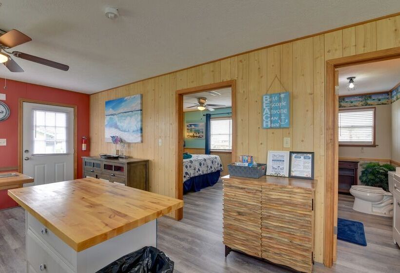 Colorful Crystal Beach Home W/ Ocean View!