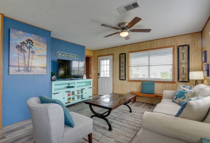 Colorful Crystal Beach Home W/ Ocean View!