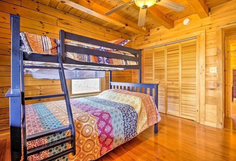 Cozy Log Home: Centrally Located & Pet Friendly!