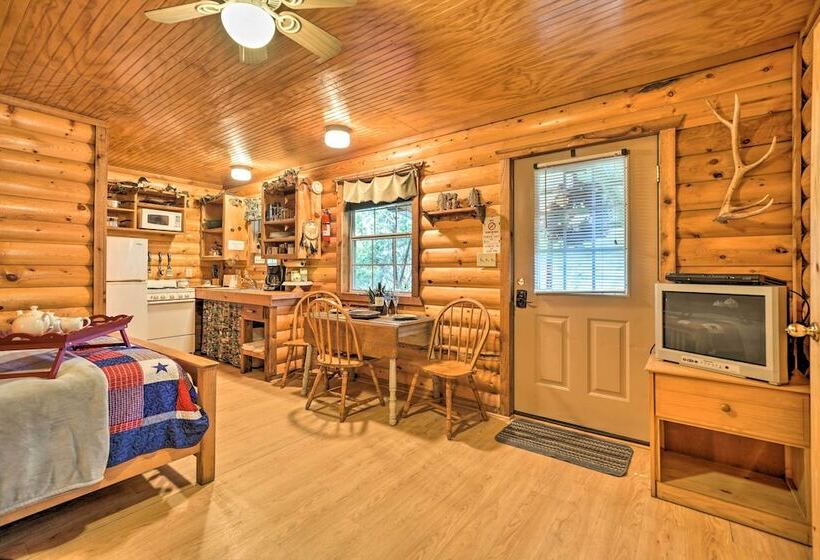 Cozy Davis Cabin W/ Deck   Nestled By Honey Creek!