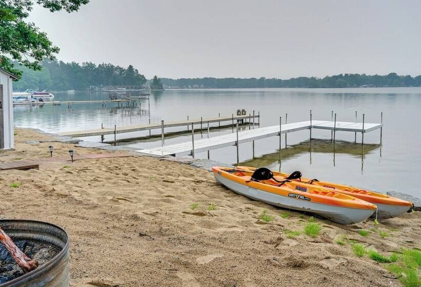 Cozy Waterfront Hale Cottage On Long Lake!