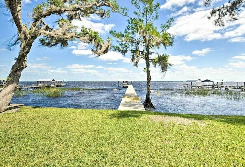 Renovated Crescent Lake Escape W/ Waterfront Deck!
