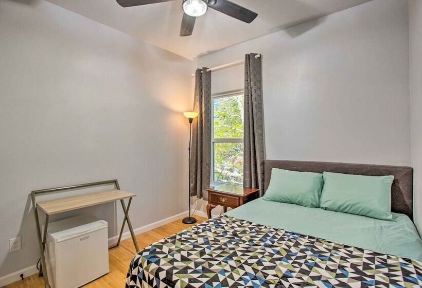 Denison Home W/ Balcony: Walk To Downtown!