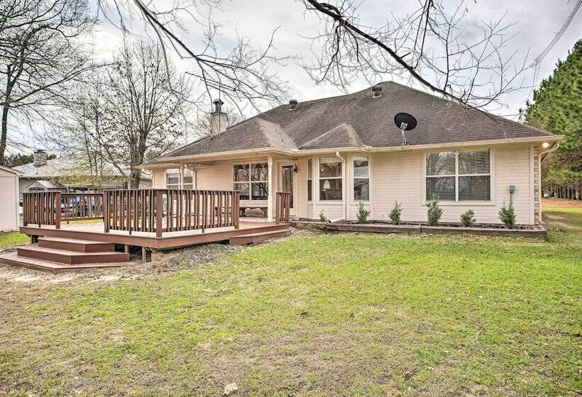 Family Alba Home W/ Boat Dock On Lake Fork!