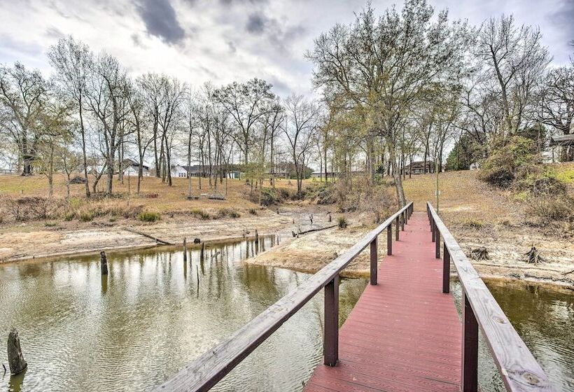 Family Alba Home W/ Boat Dock On Lake Fork!