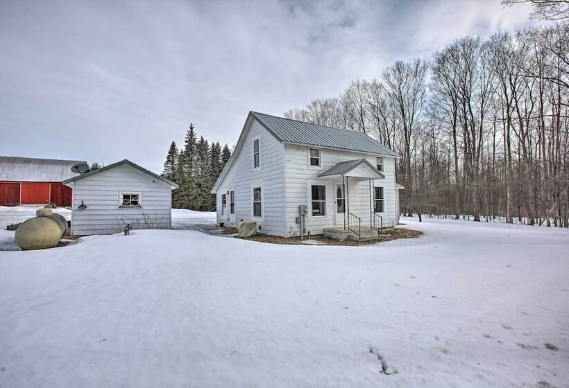 Fife Lake Farmhouse: Peaceful Yard & Fire Pit!