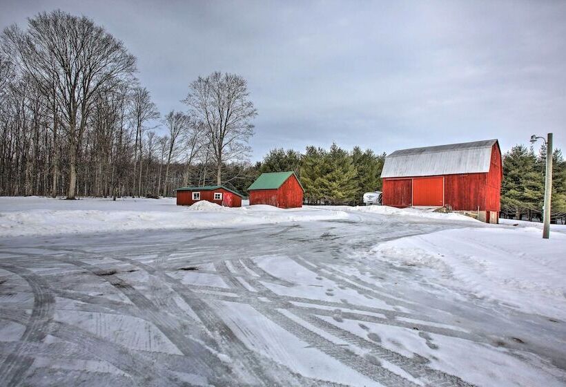 Fife Lake Farmhouse: Peaceful Yard & Fire Pit!