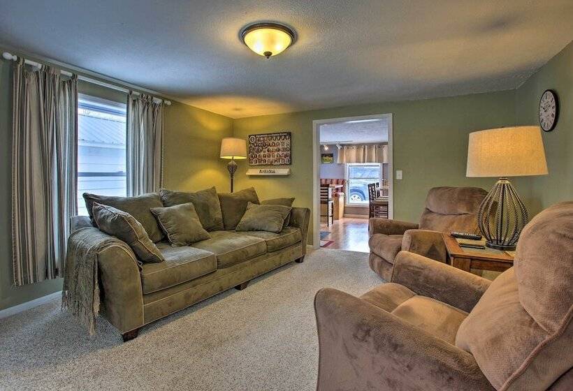 Fife Lake Farmhouse: Peaceful Yard & Fire Pit!