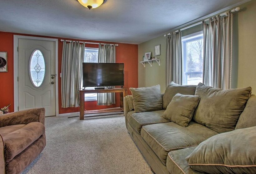 Fife Lake Farmhouse: Peaceful Yard & Fire Pit!