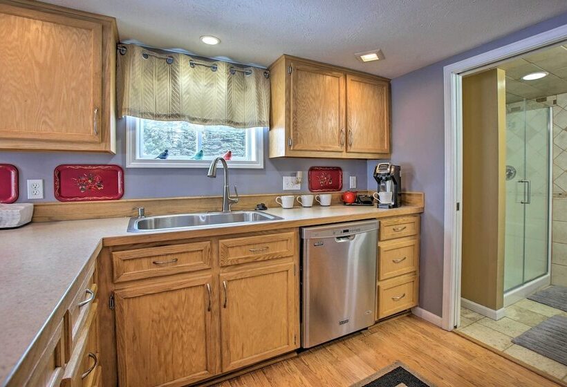 Fife Lake Farmhouse: Peaceful Yard & Fire Pit!