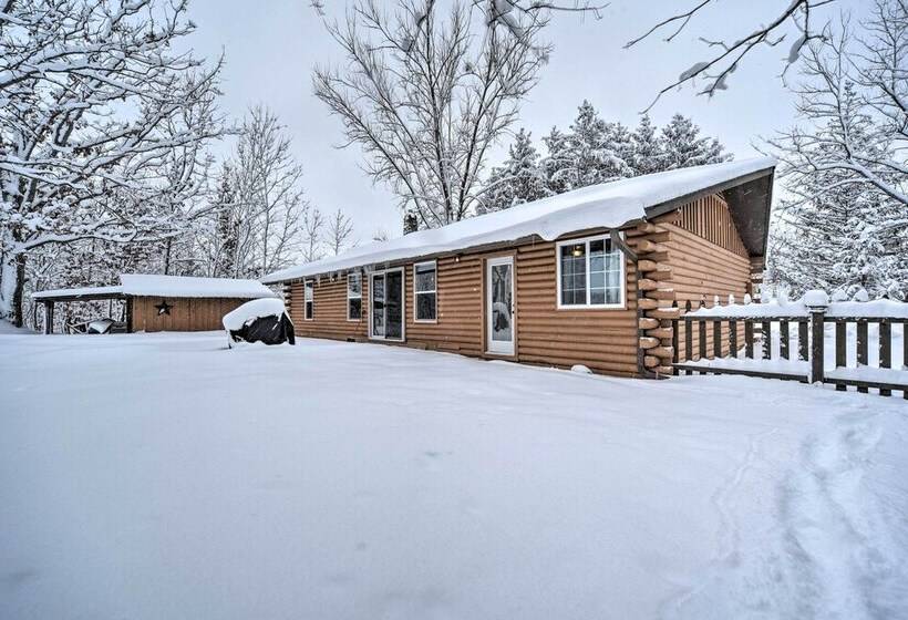Frederic Lakefront Retreat W/ Dock & Patio!