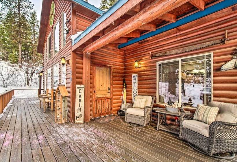 Garden Valley Cabin W/ Loft & Large Deck!