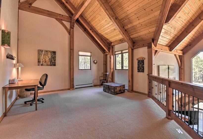 Grand Angel Fire Retreat W/ Hot Tub & Fire Pit!