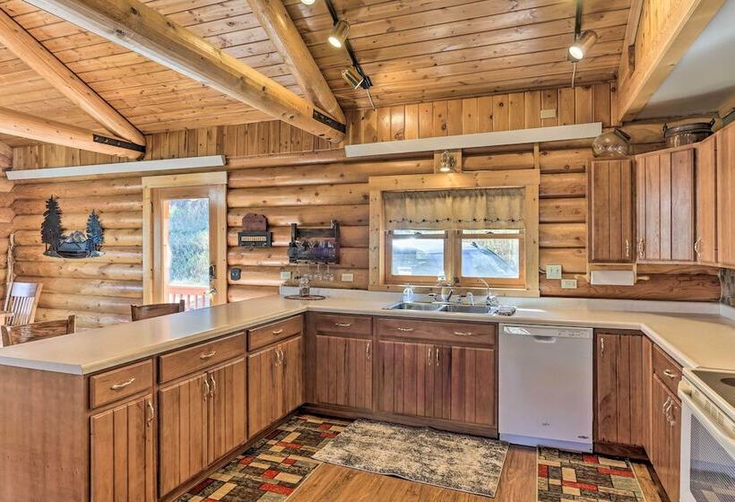 Hill City Log Cabin W/ On Site Trout Fishing!