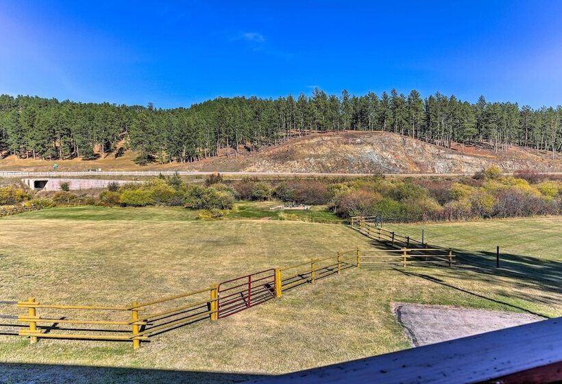 Hill City Log Cabin W/ On Site Trout Fishing!