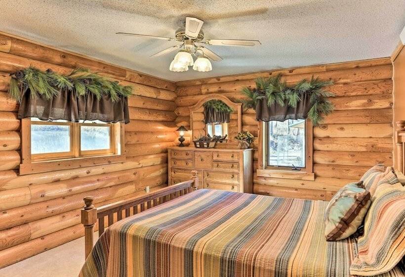 Hill City Log Cabin W/ On Site Trout Fishing!