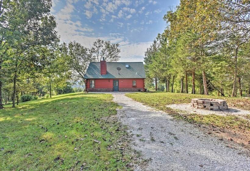 Hillside Cabin On 43 Acres W/ Private Lake & View!