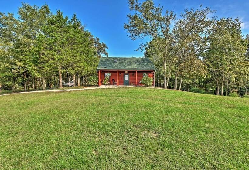 Hillside Cabin On 43 Acres W/ Private Lake & View!