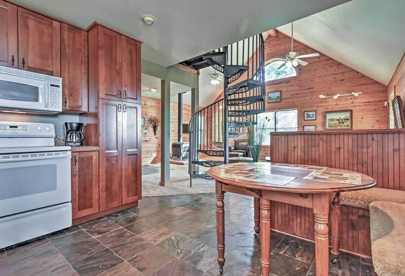 Hillside Cabin On 43 Acres W/ Private Lake & View!