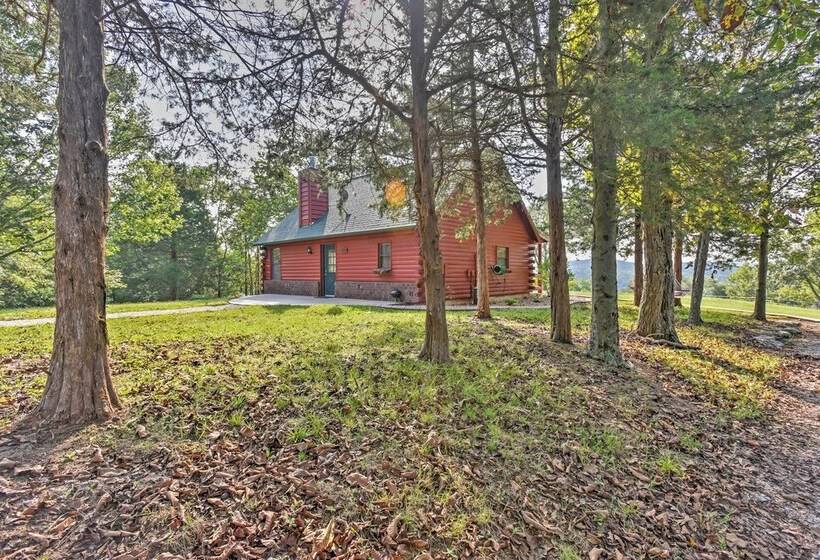 Hillside Cabin On 43 Acres W/ Private Lake & View!