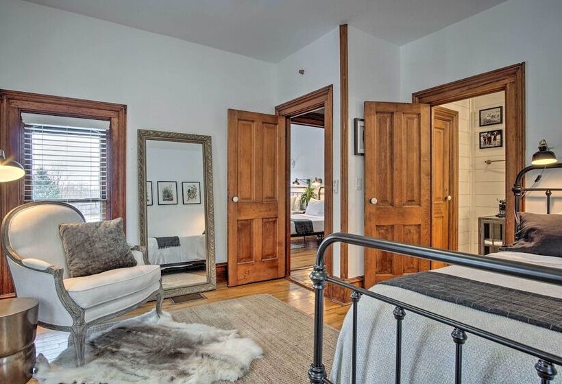 Historic Michigan Farmhouse W/ Grill & Fire Pit!